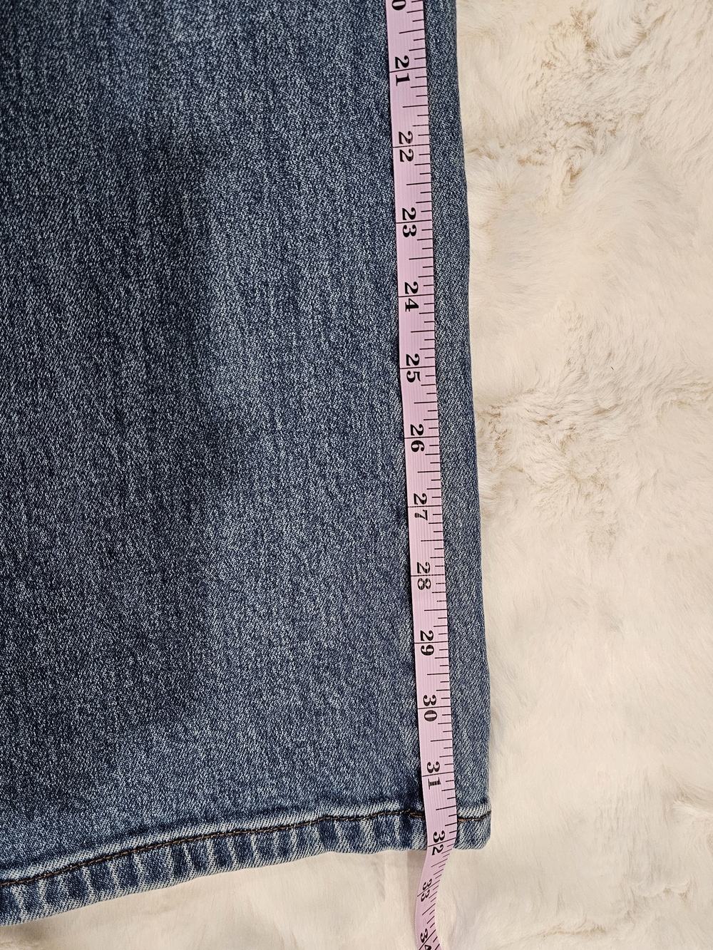 Kut From The Kloth Straight Leg Jeans Size 8 Light Wash Mid Rise Stretch Denim - Picture 5 of 7
